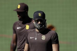 Tatis y Franchy Cordero los únicos
usaron mascarillas en entrenamientos