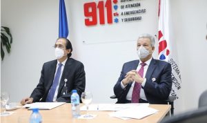 Montalvo muestra el Sistema 9-1-1 al ministro designado, Macarrulla