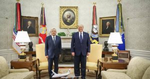 Trump dice frente a López Obrador que mexicanos son «gente fantástica»