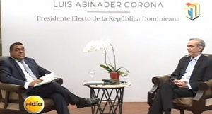 Abinader advierte que no adoptará el denominado «borrón y cuenta nueva»