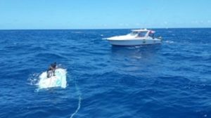 Guardia Costera rescata a dominicano en aguas cerca de Puerto Rico