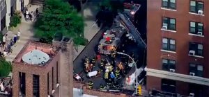 Colapsa andamio en edificio Bajo Manhattan y deja varios heridos