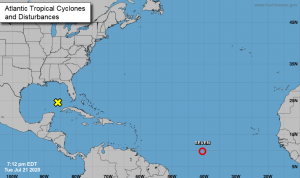 Se forma en el Atlántico depresión tropical podría convertirse en tormenta