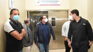 Director SNS visita centros, anuncia nuevas camas COVID-19 Robert Reid