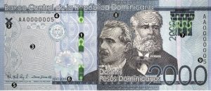 Nuevo billete  2,000 pesos circulará en la Rep. Dominicana desde este viernes