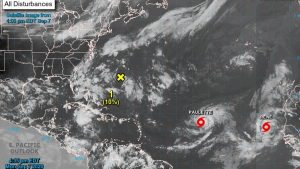 Dos tormentas tropicales se mueven sobre aguas abiertas del Atlántico