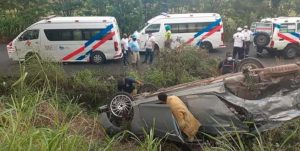 Dos muertos y dos heridos en accidente tránsito en carretera Mella