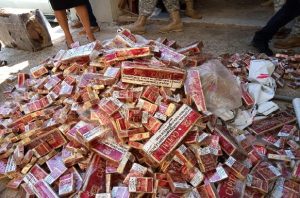 PUERTO PLATA: Ocupan cargamento de cigarrillos traídos de contrabando