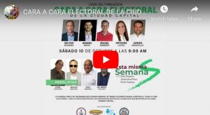 PUERTO RICO: Encuentro de los candidatos a la Alcaldía de San Juan