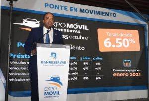 Banreservas inaugura Expomóvil 2020 ofertando tasas fijas desde 6.50%