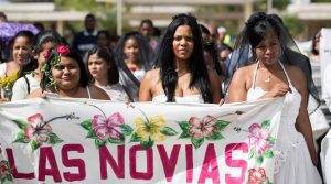 Marcha de Novias rechaza la violencia de género en República Dominicana