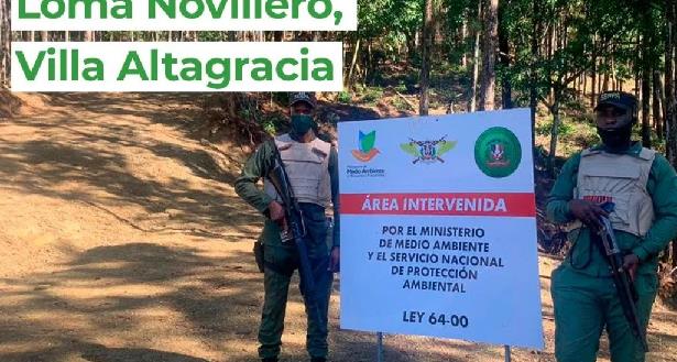 VILLA ALTAGRACIA: Medio Ambiente somete 1 por depredar Loma Novillero imagen