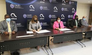 UASD y Altice firman acuerdo para conectar a internet sus profesores