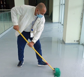 Aguaceros afectan instalaciones de la Biblioteca Pedro Henríquez Ureña imagen