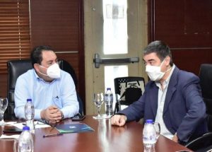 Director Servicio Nacional de Salud recibe al nuevo representante de OPS