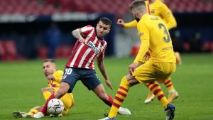 El Atlético Madrid derrumba al Barça en la Liga Española de Fútbol