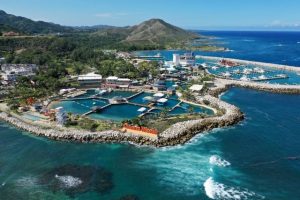 Abinader recorre en Cofresí el Ocean World Adventure Park