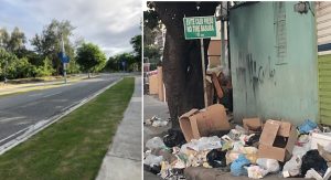 En SD las áreas verdes están bien cuidadas, pero basureros proliferan