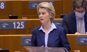 Europa empezará a vacunar el 27 de diciembre, anuncia von der Leyen