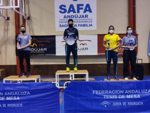 Eva Brito obtiene medalla bronce en Campeonato Tenis de Mesa Andalucía