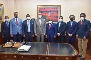 Ministro del MESCYT y el embajador de Haití sostienen reunión de trabajo