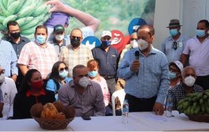 NAGUA: FEDA entrega cerdas, vacas y gallinas a campesinos Las Gordas