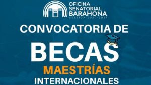 Oficina Senatorial de Barahona anuncia becas para maestrías internacionales