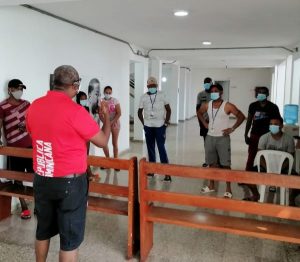 SP mantiene rigurosas medidas para evitar contagios en albergue olímpico