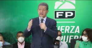 Leonel: “Partido que ofrece esperanza de futuro es la Fuerza del Pueblo”