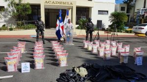 Decomisan 210 paquetes de cocaína en el puerto dominicano de Caucedo