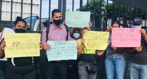 Pasajeros del Corredor de la  Núñez de Cáceres protestan por pasaje 35 pesos