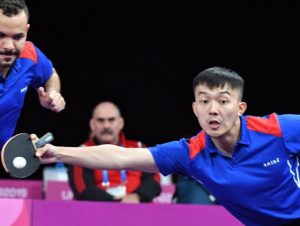 Emil Santos y Jiaji Wu debutan en clasificatorio mundial tenis de mesa