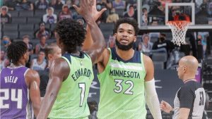 Enfrentamiento contra Kings mostró versatilidad de Karl-Anthony Towns