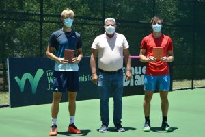 Pierloni y Tarvet coronan campeones de dobles en Copa Caribe de Tenis