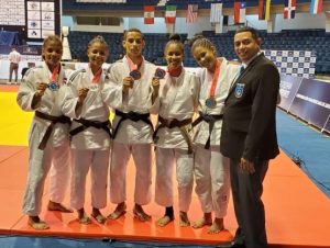 Judocas ganan cinco medallas en clasificatorio Panam Junior Cali