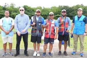 Dujarric, Lorenzo y Bermúdez dominan evento eliminatorio de tiro al plato