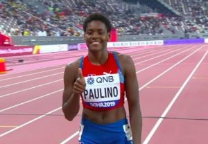 Dominicana Marileidy Paulino cautiva en senderos del atletismo olímpico