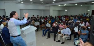 Abel Martínez recibe respaldo de la dirigencia del PLD en Monseñor Nouel