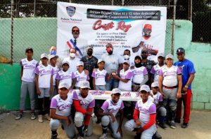 Liga Castillo obtiene el Torneo Policial Beisbol barrio Cristo Rey