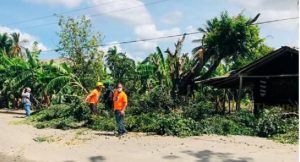 LA VEGA: Ventarón afectó casas y causó daños en dos localidades