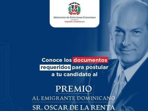 NUEVA YORK: Consulado promueve premio Oscar de la Renta