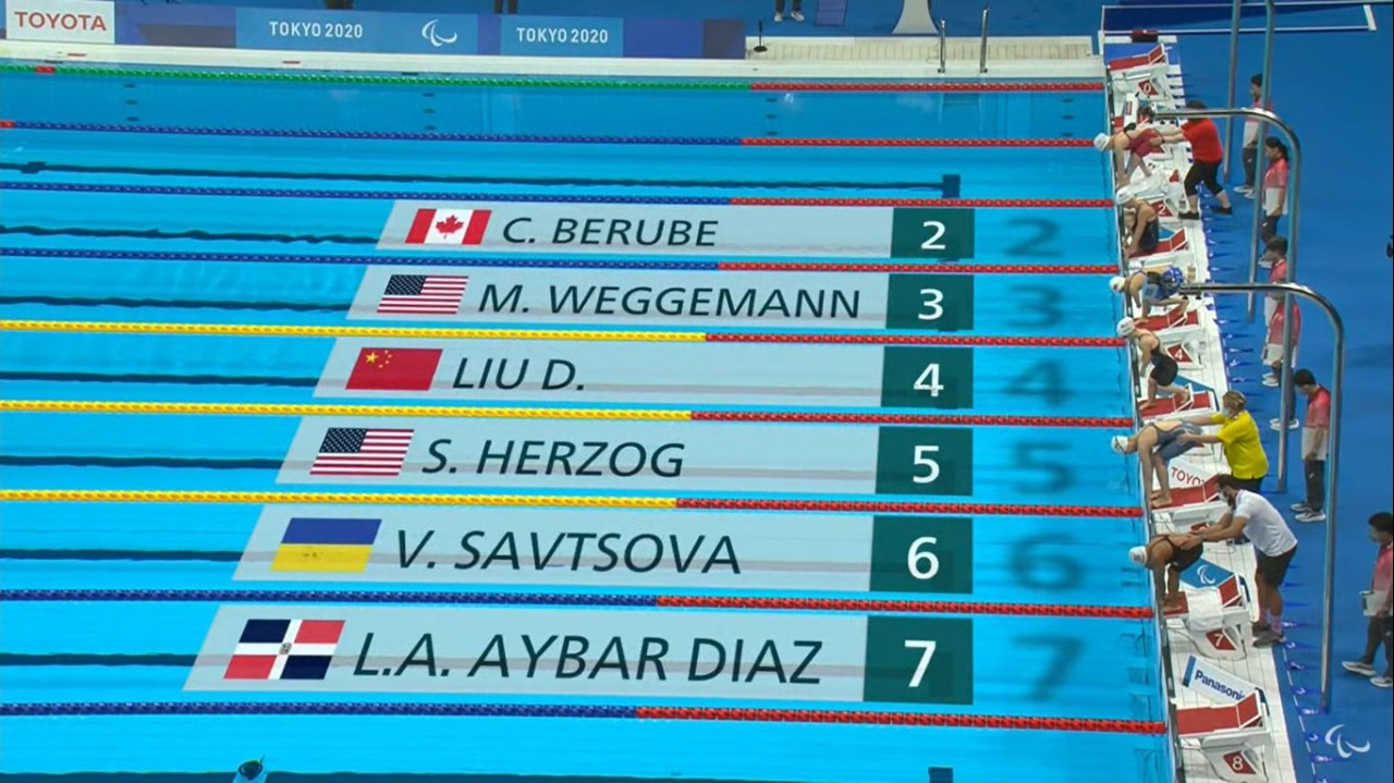 Alejandra Aybar culmina sexto en 100 metros pecho en Paralímpicos imagen