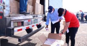Dominicana envía hacia Haití 17,000 libras de medicamentos
