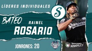 Dominicano Rainel Rosario termina de líder jonrones en el béisbol mexicano