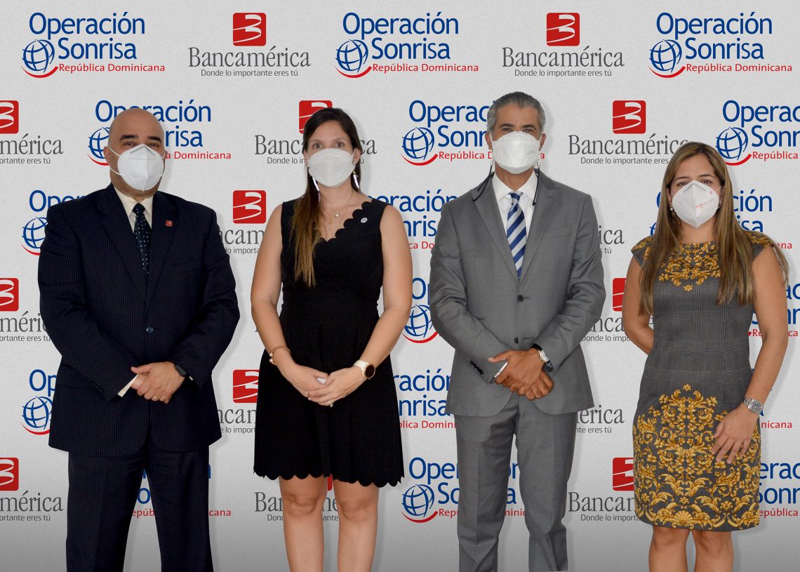Bancamérica apoya a la Fundación Operación Sonrisa en operaciones imagen