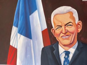 PLD en Santiago rinde tributo a Juan Bosch con pinturas en óleo PLD en Santiago rinde tributo a Juan Bosch con pinturas en óleo