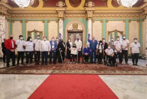 Presidente dominicano recibe a atletas paralímpicos Tokio 2020