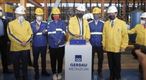 Abinader inaugura nueva nave industrial de Gerdau Metaldom