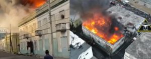 Mueren tres bomberos al tratar de sofocar un incendio en La Vega