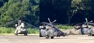 Helicópteros de Estados Unidos aterrizaron en Puerto Plata